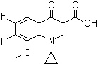 1-cylcopropyl-6,7-difluoro-8-methoxy-4-xox-1,4-dihydro-3-quinolinecarboxylic acid