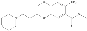 methyl 2-amino-4-methoxy-5-(3-morpholinopropoxy)benzoate