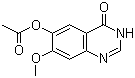 3,4-dihydro-7-methoxy-4-oxoquinazolin-6-yl acetate
