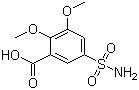 2,3-Dimethoxy-5-sulfamoylbenzoic acid  (Veralipride) 
