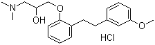 1-(Dimethylamino)-3-[o-(m-methoxyphenethyl)phenethyl)phenoxy]-2-propanol hydrochlorid