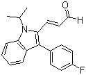(E)-3-[3-(4-Fluorophenyl)-1-(1-methylethyl)-1H-indol-2-yl]-2-propnal