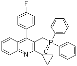 2-Cyclopropyl-3-[(diphenylphosphinyl)methyl]-4-(4-fluorophenyl)quinoline